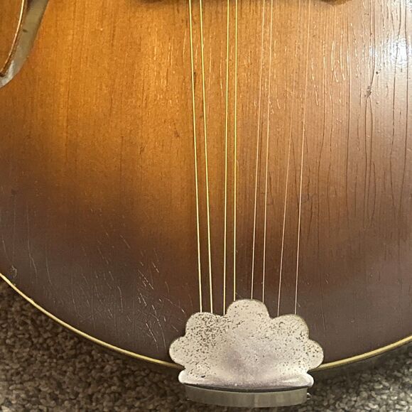 VTG 1955 Kay N-1 A Style 8-String Electric Mandolin Guitar Teardrop Sunburst - Picture 3 of 15